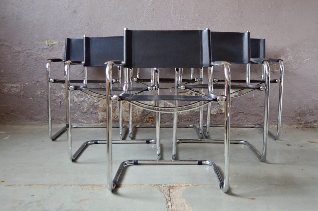 Série de 6 fauteuils Italiens Série de 6 fauteuils Italiens