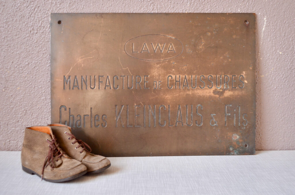 Plaque en cuivre LAWA Manufacture de chaussures Plaque en cuivre LAWA Manufacture de chaussures