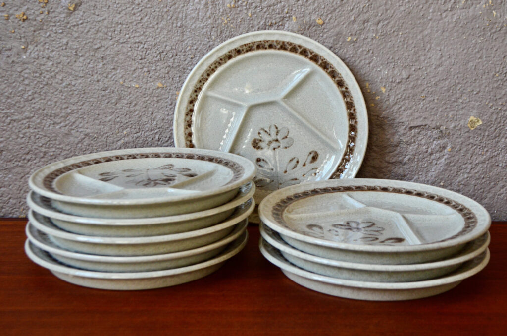 Assiettes à compartiment bohème Assiettes à compartiment bohème