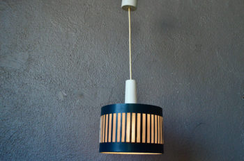Suspension plafonnier vintage moderniste  spage age années 60 moderne design France luminaire rétro