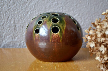 Vase pique fleur les potiers d'accolay céramique vintage