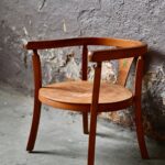 Chaise enfant Baumann vintage rétro fauteuil