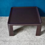 Table space age Amanta de Mario Bellini pour C&B Italia plastic table vintage rétro années 60 marron table basse design