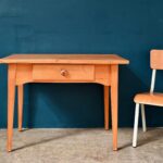 Bureau et chaise enfant ancien bohème et chic