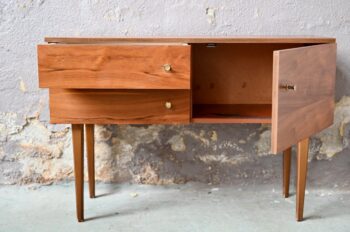 Petite enfilade sideboard vintage rétro meuble TV hifi années 60 design scandinave