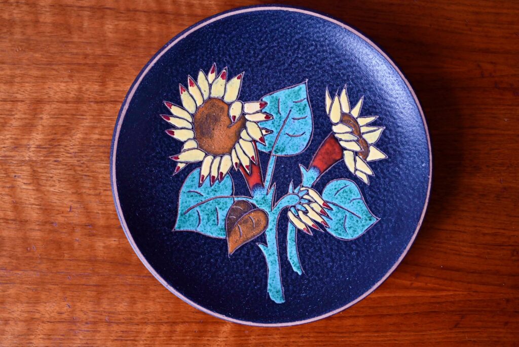 Assiette aux tournesols Ruscha Assiette aux tournesols Ruscha