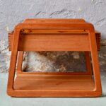 Jardinière en Teck danoise scandinave de Sika Mobler meuble à plantes