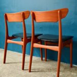 Paire de chaises scandinaves en teck Schiønning & Elgaard pour randers Møbelfabrik