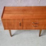 Petite enfilade sideboard vintage rétro meuble TV hifi années 60 design scandinave