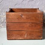 Caisse en bois vintage vintage indus épicerie caisse jouets
