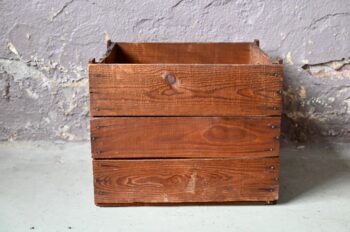 Caisse en bois vintage vintage indus épicerie caisse jouets