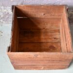 Caisse en bois vintage vintage indus épicerie caisse jouets