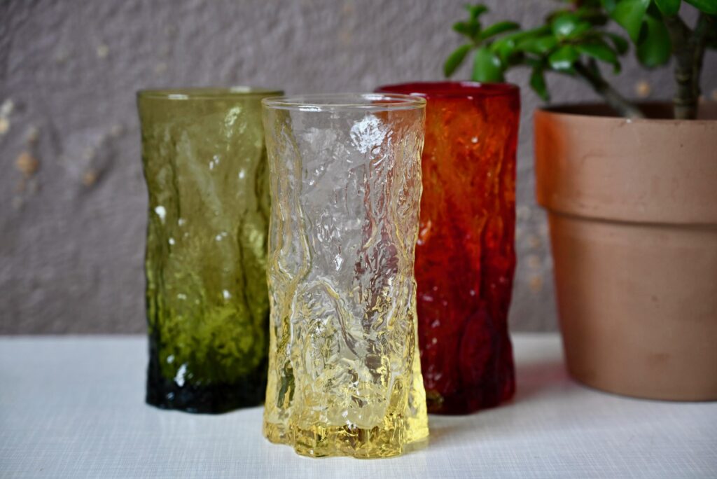 3 verres granités colorés 3 verres granités colorés