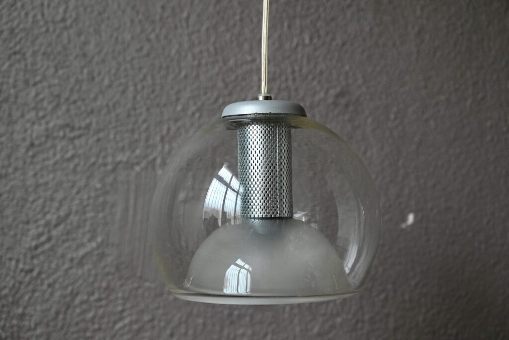 Suspension en verre et métal Egoluce Suspension en verre et métal Egoluce