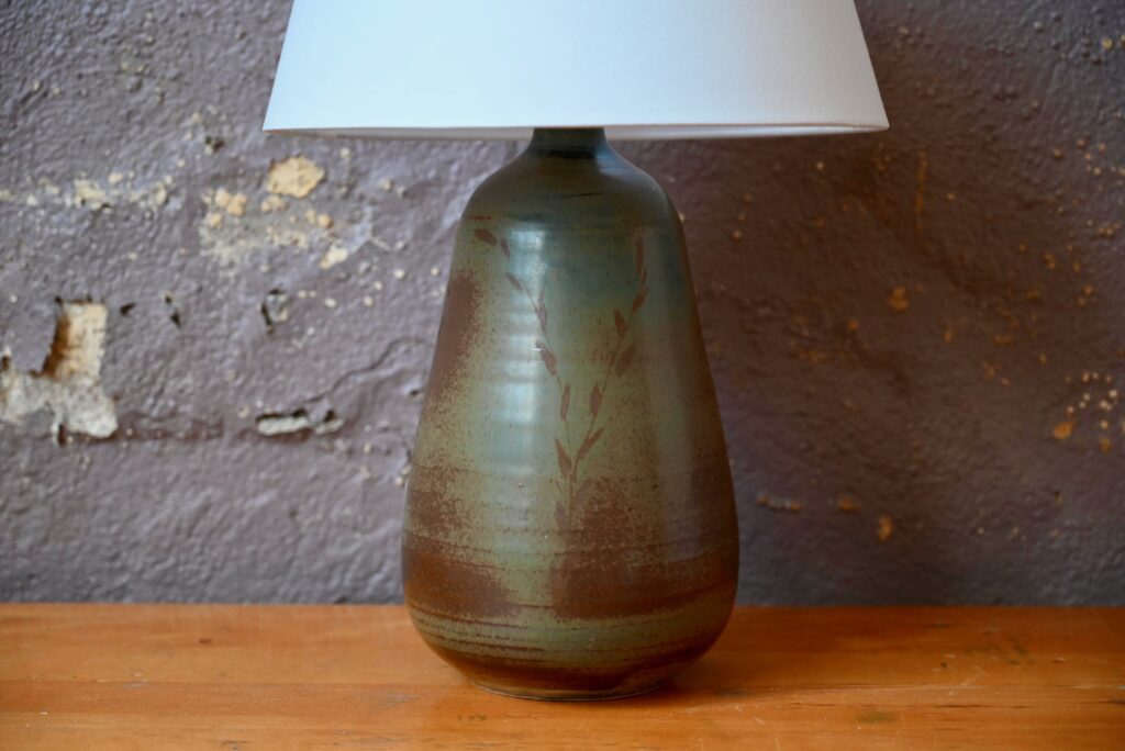 Lampe en céramique Taber Vallauris Lampe en céramique Taber Vallauris