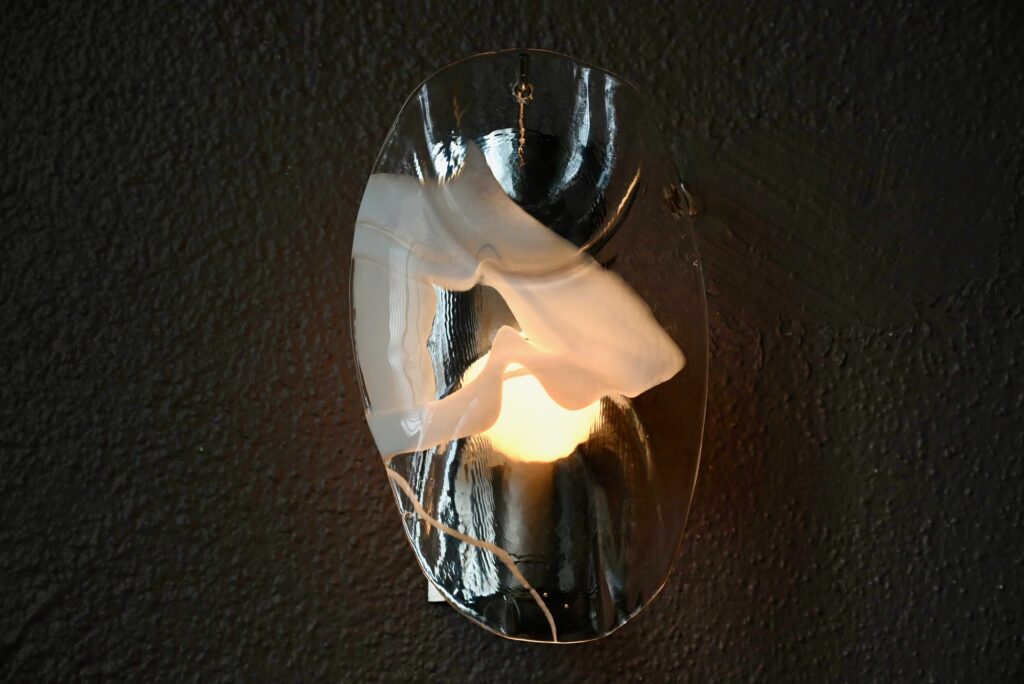 Applique murale en verre de Murano Mazzega Applique murale en verre de Murano Mazzega