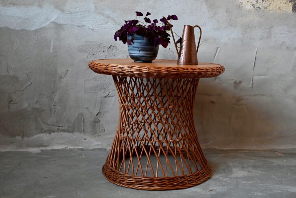 Table basse en osier Erabelle Table basse en osier Erabelle