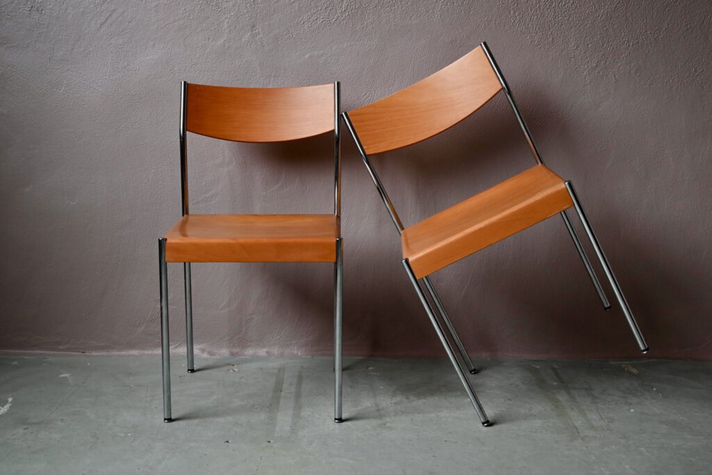 Paire de chaises d’Edlef Bandixen pour Dietiker Paire de chaises d’Edlef Bandixen pour Dietiker