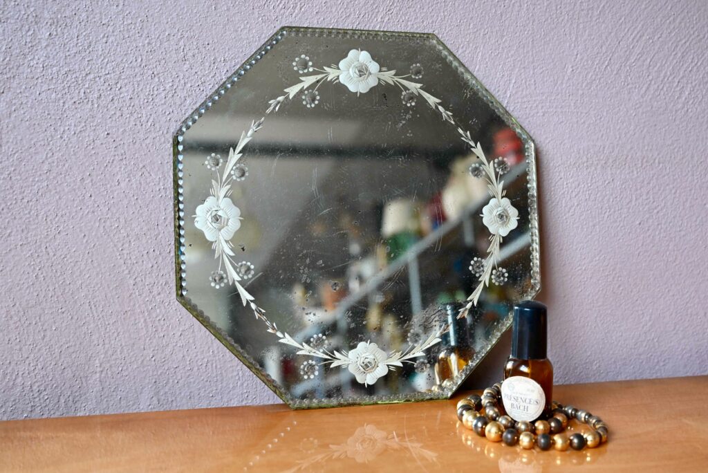 Miroir octogonal gravé Kurt Miroir octogonal gravé Kurt