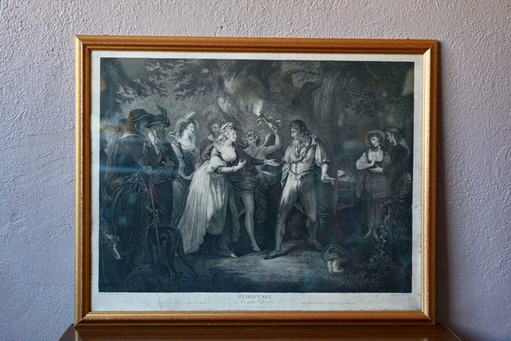 Gravure “As you Like It” de William Shakespeare d’après Wiliam Hamilton Gravure “As you Like It” de William Shakespeare d’après Wiliam Hamilton