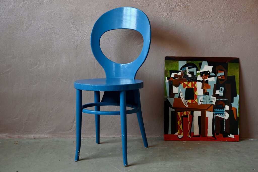Chaise Mouette bleue Chaise Mouette bleue