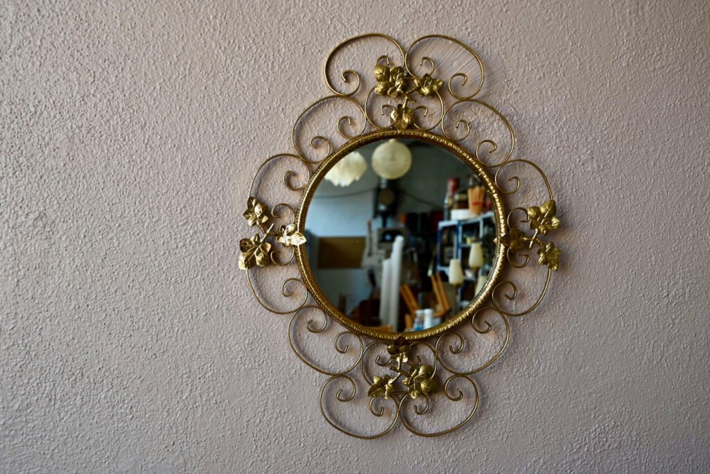 Miroir au cadre doré Orphée Miroir au cadre doré Orphée