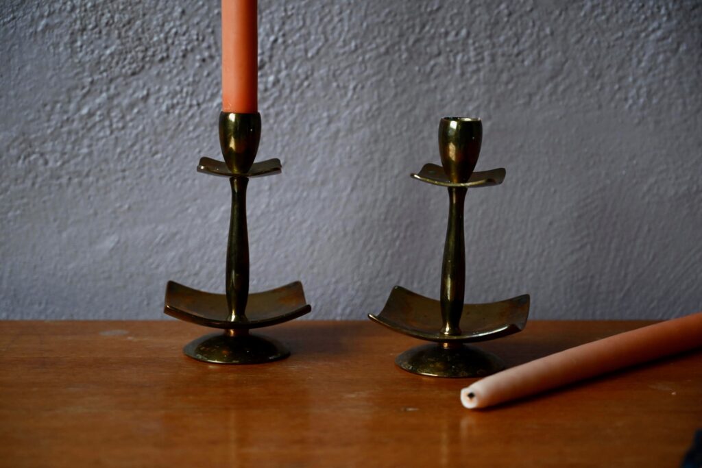 Paire de bougeoirs danois Dantorp Designs Paire de bougeoirs danois Dantorp Designs