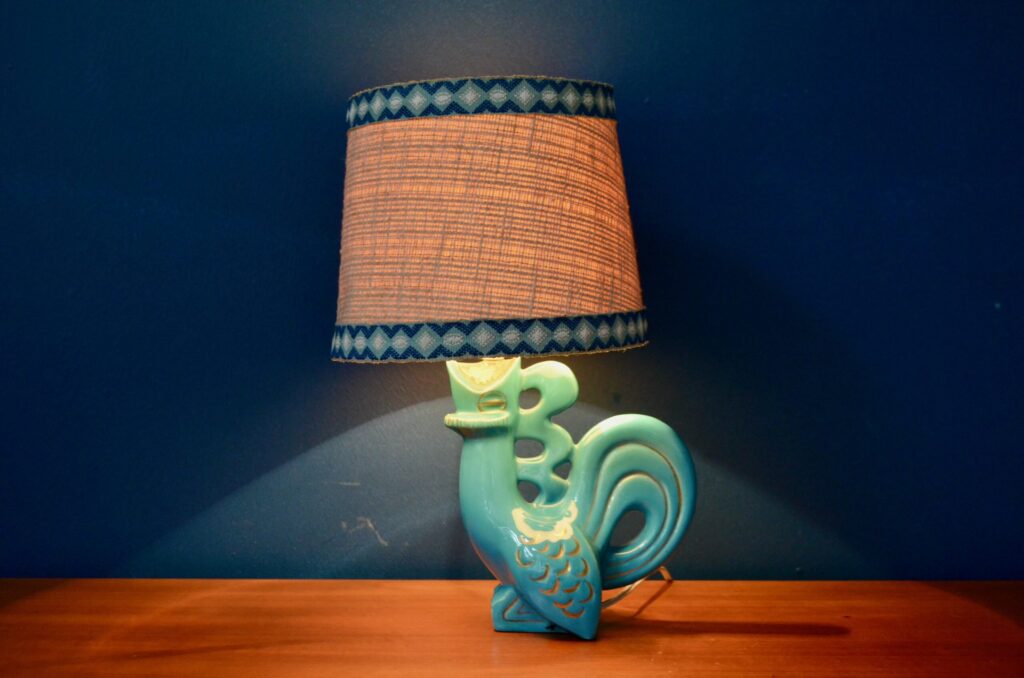 Lampe zoomorphe Art Déco, lampe art déco, lampe art deco ancienne, lampe bohème, lampe bohème de table, lampe céramique, lampe zoomorphe, déco zoomorphe, céramique zoomorphe vintage, céramique zoomorphe, céramique art déco, déco céramique art déco