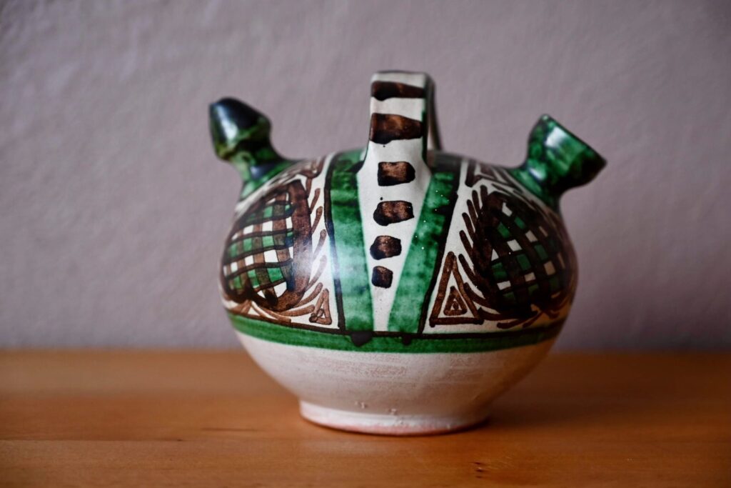 Chevrette Domingo Punter, chevrette, céramique art nouveau, céramique art populaire, déco céramique art déco, design espagnol, céramique ethnique, déco primitive, vase art déco primavera, déco années 60, tribal, art brut