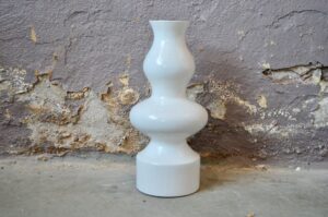 Grand vase Totem, grand vase de sol, grand vase de sol vintage, coupe forme libre, céramique forme libre, forme diabolo, vase forme libre, art déco italien, accumulation déco bohème, déco architecte, déco art déco, déco bohème, déco chic, sculptural, décoration sculpturale